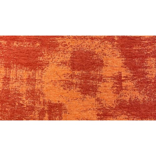 Brushstroke Bed Scarf, Abstract Chenille Jacquard, Polyester, Queen 24x90, Sierra